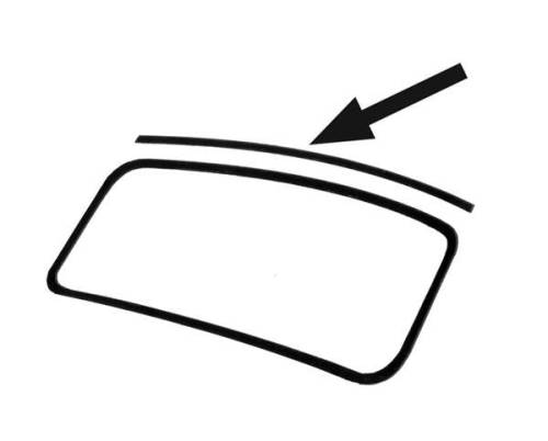 Chuck's Convertible Parts - SEAL, TOP TO WINDOW FRAME, BUG CONV. 1950-67, GHIA CONV. 1957-69 1/2 *MADE IN USA BY WCM*