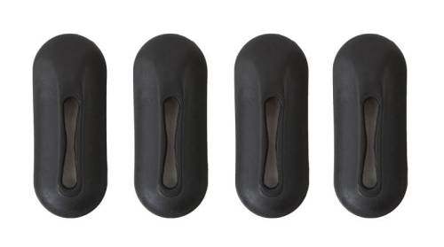 Chuck's Convertible Parts - SEALS, LOWER BUMPER BRACKET, 4 PIECES FRONT & REAR, BUG 1946-67, GHIA 1956-71
