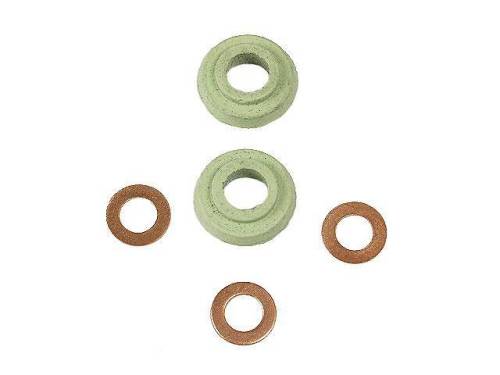 Chuck's Convertible Parts - SEALS, OIL COOLER, 8/10mm, BUG / BUS / GHIA/ TYPE 3 / GHIA 1950-1970 (WITH UPDATED OIL COOLER)