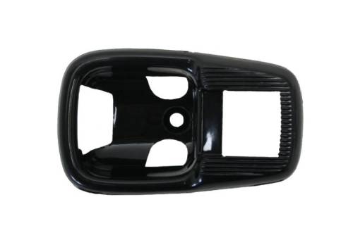 Chuck's Convertible Parts - COVER PLATE, INSIDE DOOR HANDLE, BLACK PLASTIC, BUG 67-79, GHIA 64-70, TYPE 3 1961-73, BUS 1968 & 74-79 (Not for cars with door locks above release lever. Finger Plate Part # 311-247-BK)