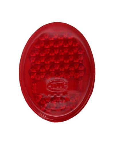 Chuck's Convertible Parts - LENS, TAIL LIGHT, RED PLASTIC *GERMAN* BUG 1952-55