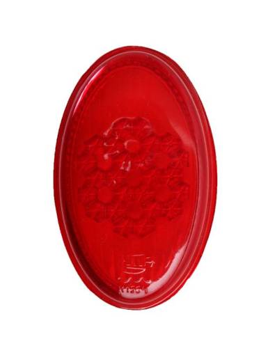 Chuck's Convertible Parts - LENS, TAIL LIGHT, RED PLASTIC HELLA *GERMAN* BUG 1955-61
