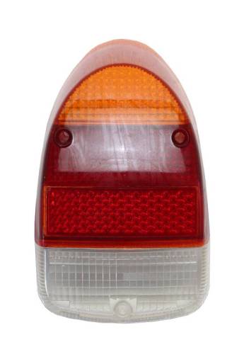 Chuck's Convertible Parts - LENS, TAIL LIGHT, WHITE/RED/AMBER, BUG 1968-70