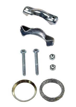 Chuck's Convertible Parts - TAIL PIPE KIT, COMPLETE WITH CLAMPS, BOLTS, GASKETS, BUG / GHIA 1956-74 (REQUIRES 2 PER CAR)