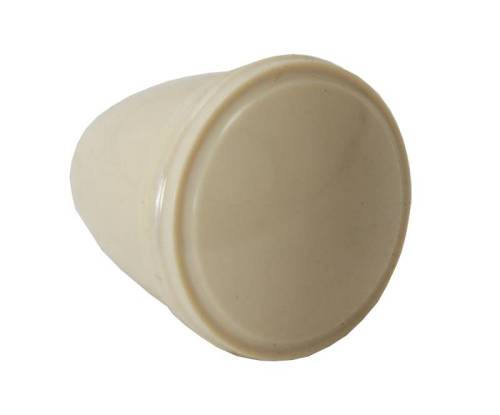 Chuck's Convertible Parts - KNOB, 5MM IVORY, LIGHT & ASHTRAY WITH BRASS INSERT, BUG 52-67, BUS 50-66, GHIA 56-66, TYPE 3 66-67 *MADE IN USA BY WCM*