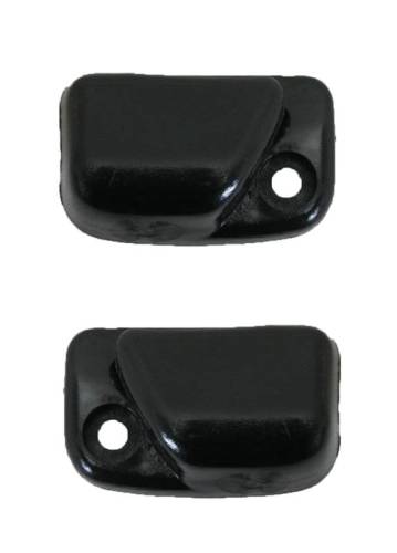 Chuck's Convertible Parts - MOUNT, SUNVISOR CLIPS, BLACK, BUG 1968-79, GHIA 1968-74, TYPE 3 1968-73 *MADE IN USA BY WCM*