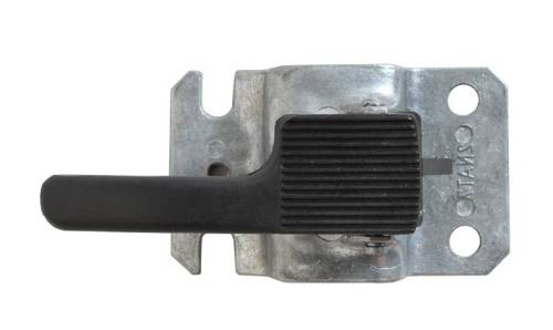 Chuck's Convertible Parts - LEVER, RIGHT INSIDE DOOR RELEASE, BLACK PLASTIC, STD. BUG & GHIA 67-77, SPR BEETLE 1971-75, TYPE 3 1967-71