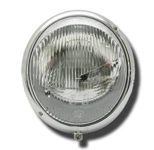 Chuck's Convertible Parts - HEADLIGHT ASSEMBLY, ORIGINAL OEM *HELLA* BUG 1946-66, BUS 1950-67 (Bulb Sold Separately)