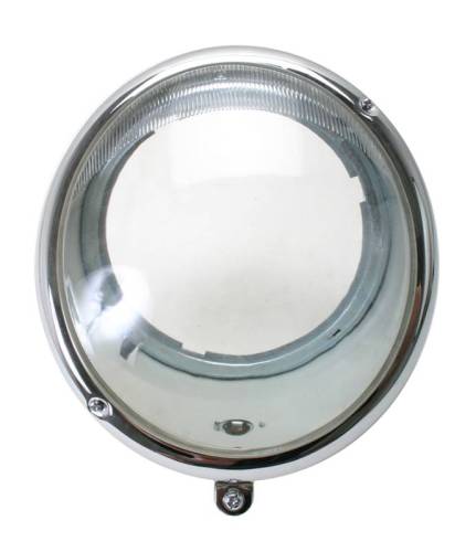 Chuck's Convertible Parts - HEADLIGHT ASSEMBLY, 2 & 8 O'CLOCK SCREW LOCATION, COMPLETE LEFT OR RIGHT, BUG 1946-66, BUS 50-67 (SEAL SOLD SEPARATELY # 102-191-L/R)