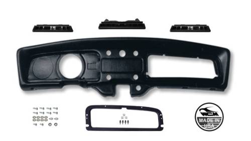 Chuck's Convertible Parts - DASH PAD KIT, OEM QUALITY METAL REINFORCED DASH, BUG SEDAN & CONV. 1968-70 *MADE IN USA BY WCM* (Includes Dash, Vents, Glove Box Ring & Hardware)