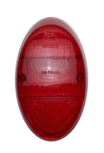 Chuck's Convertible Parts - LENS, TAIL LIGHT, RED, LEFT OR RIGHT *GERMAN* BUG 1962-67