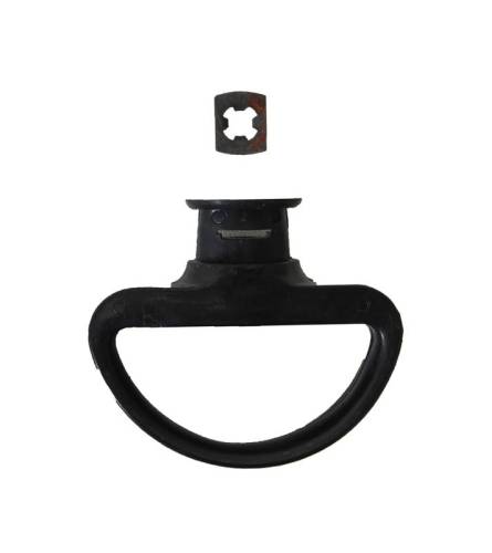 Chuck's Convertible Parts - HANDLE, GAS DOOR RELEASE WITH CLIP, STD. BUG 1971-72, SUPER BEETLE 1971-72 *MADE BY WCM* (1971 Std. Bug starting at VIN 1112428099)
