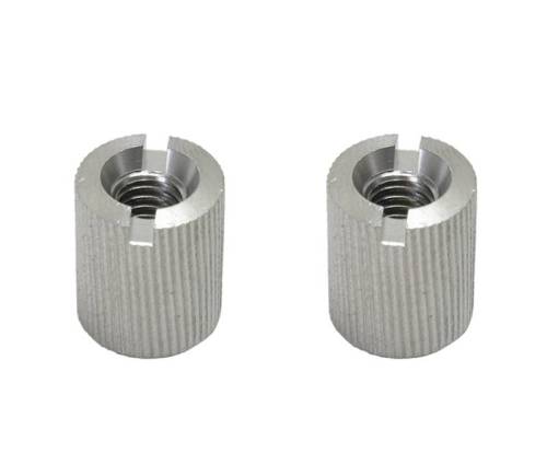 Chuck's Convertible Parts - KNURLED NUTS, FOR INSTRUMENT WIRING COVER, SET OF 2, BUG 1961-69 *MADE IN USA BY WCM*