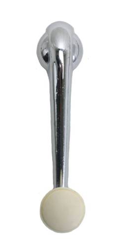 Chuck's Convertible Parts - WINDOW CRANK HANDLE, CHROME WITH IVORY KNOBS, SET OF 2, BUG & GHIA 1946-67