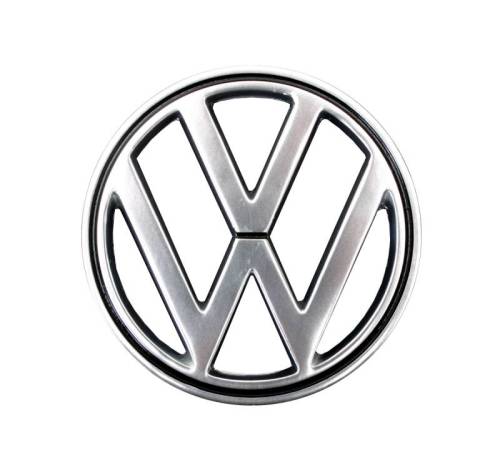 Chuck's Convertible Parts - FRONT HOOD VW EMBLEM, BUG 1964-72, TYPE 3 1963-69 (Clips Part #  113-615)