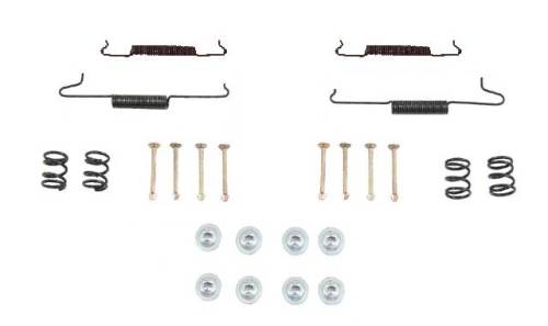 Chuck's Convertible Parts - REAR BRAKE INSTALLATION KIT, SPRINGS, PINS, CLIPS - STD BUG 58-77, GHIA 59-74, THING 73-74