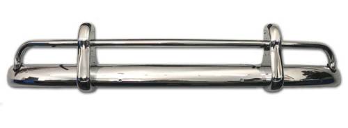 Chuck's Convertible Parts - FRONT BUMPER, TRIPLE CHROME, COMPLETE WITH OVERRIDER, BUG 1952-67
