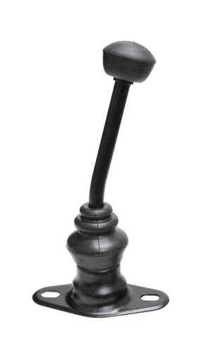 Chuck's Convertible Parts - SHIFTER ASSEMBLY ANGLED TYPE WITH 12mm BLACK KNOB, BUG & GHIA 1956-67