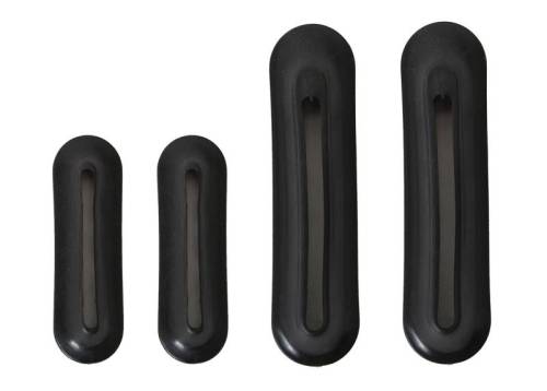 Chuck's Convertible Parts - SEALS, BUMPER BRACKET, 4 PIECES FRONT & REAR, BUG SUPER BEETLE 1971-73, GHIA 1972-74 *MADE BY WCM*