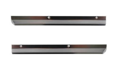 Chuck's Convertible Parts - MOLDING, FRONT TRIM PLATES, LEFT & RIGHT *GERMAN* BUG SUPER BEETLE 1971-79