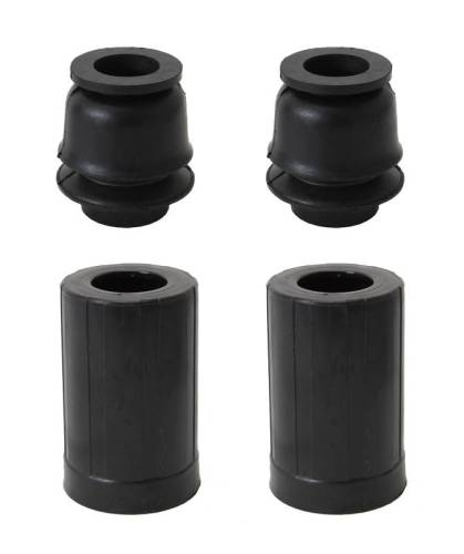 Chuck's Convertible Parts - FRONT STRUT STOPS AND PLASTIC COVERS, SET OF 4, SUPER BEETLE 1971-73 1/2 (up to chassis # 1333003655)