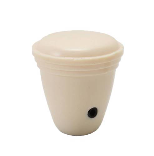 Chuck's Convertible Parts - RADIO KNOBS, IVORY, SET OF 2, ALL BUGS 1953-66, GHIA 1956-66, TYPE 3 1961-67