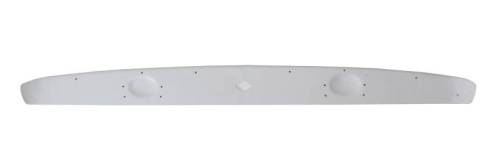 Chuck's Convertible Parts - COVER, HEADER BOW, WHITE PLASTIC, GHIA CONV. 1958-69 1/2 (1969 up to VIN 149431007)