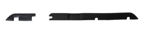 Chuck's Convertible Parts - KNEE PAD, 2 PIECES UNDER DASH, BLACK, GHIA 1967-71