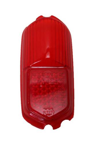 Chuck's Convertible Parts - LENS, TAIL LIGHT, ALL RED, LEFT OR RIGHT *GERMAN* GHIA 1956-58 1/2