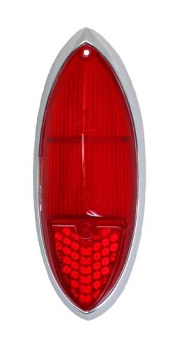 Chuck's Convertible Parts - LENS,TAIL LIGHT, RED, LEFT OR RIGHT *GERMAN* GHIA 1960-69