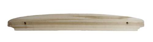 Chuck's Convertible Parts - FRONT HEADER BOW, WOOD, GHIA CONV. 69-1/2 - 74 (1969 from VIN # 149431008) *MADE IN USA*
