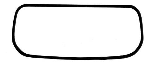 Chuck's Convertible Parts - SEAL, REAR WINDOW, GHIA CONV. 1969 1/2-74 (After VIN # 149431008)