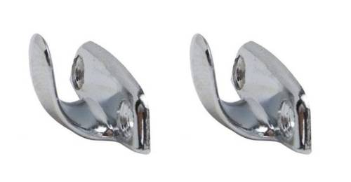 Chuck's Convertible Parts - COAT HOOK, CHROME, SET OF 2, GHIA SEDAN 1958-68
