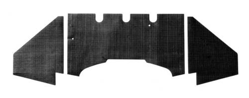 Chuck's Convertible Parts - FIREWALL, TARBOARD INSULATION, ALL BUG CONV. 1949-79 *MADE IN USA BY WCM*