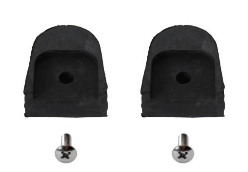 Chuck's Convertible Parts - STOP, CONVERTIBLE TOP FRAME, SET OF 2 WITH SCREWS, BUG CONV. 1960-79 *MADE BY WCM*