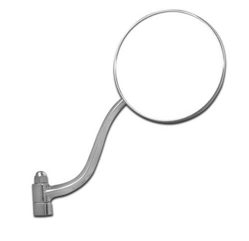 Chuck's Convertible Parts - MIRROR, ROUND, RIGHT *MADE BY WCM* BUG SEDAN & CONV 1950-67