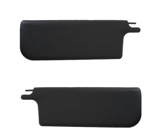 Chuck's Convertible Parts - SUNVISORS, BLACK, LEFT & RIGHT, BUG CONV. 1965-72