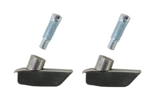 Chuck's Convertible Parts - VENT WING PIVOT SET, 4 PIECES LEFT & RIGHT WITH SCREWS, BUG CONV. 1973-79 *MADE BY WCM*