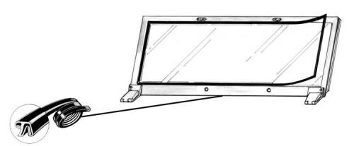 Chuck's Convertible Parts - PINCHWELT, UNDER WINDOW BASE, THING 1973-74
