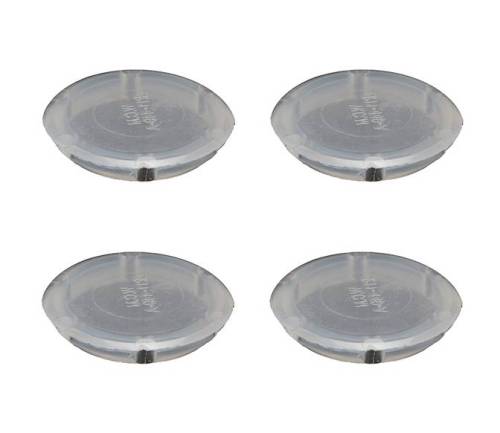Chuck's Convertible Parts - PLUGS, DOOR SCREW HOLES BUS 1963-67 OR BEHIND LICENSE LIGHT HOUSING BUG 1964-73 (CLEAR SET OF 4) *MADE BY WCM*