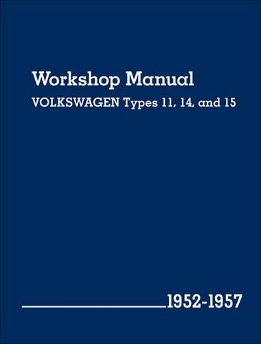 Chuck's Convertible Parts - BOOK, OFFICIAL VW SERVICE MANUAL, BUG 1952-57, GHIA 1956-57