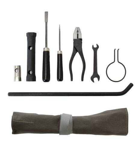 Chuck's Convertible Parts - TOOL KIT, INCLUDES ALL TOOLS AND GREEN CANVAS BAG (OEM Style Just as They Came From The Factory in the 1950's & 60's)