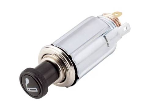 Chuck's Convertible Parts - CIGARETTE LIGHTER, 12 VOLT, BLACK KNOB, ALL MODELS 1968-79