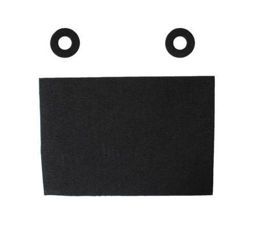 Chuck's Convertible Parts - MAT, BATTERY TRAY ANTI-RUST WITH TERMINAL PADS, ALL VW MODELS *MADE IN USA BY WCM*