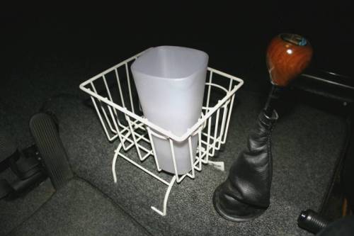 Chuck's Convertible Parts - CUP HOLDER & BASKET, WHITE, BUG, GHIA, TYPE 3, THING 1950-79