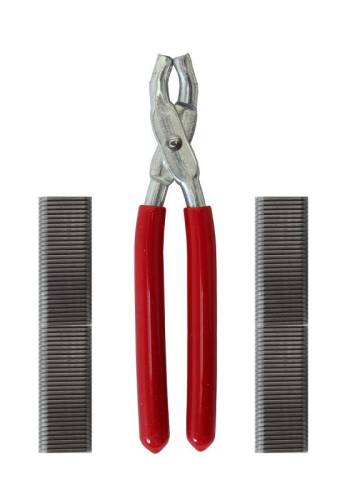Chuck's Convertible Parts - HOG RING KIT FOR SEAT COVER INSTALL, 100 RINGS WITH PLIERS