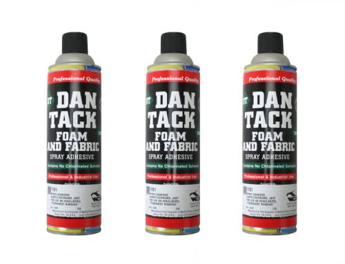 Chuck's Convertible Parts - SPRAY GLUE, 3 CANS OF HIGH STRENGTH SPRAY ADHESIVE FOR INTERIORS