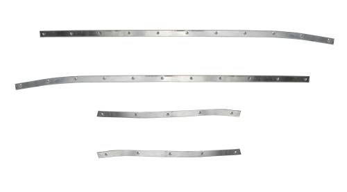 Chuck's Convertible Parts - METAL INSERTS, SIDE TO TOP, 4 PIECES, GHIA CONV. 1958-74 (Screws Part # 151-350)