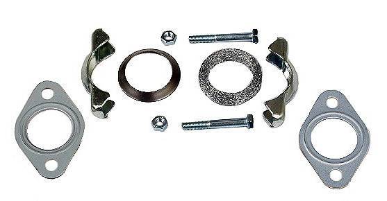 Chuck's Convertible Parts - MUFFLER MOUNTING KIT, BUG 1975-79 (Standard Mufflers Without Catalytic Converter)