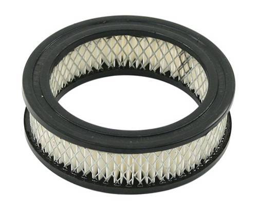 Chuck's Convertible Parts - AIR CLEANER PAPER FILTER, LOW PROFILE / HIGH FLOW FOR STOCK CARB,  1.5" TALL (Replacement Filter for Part # 111-043)
